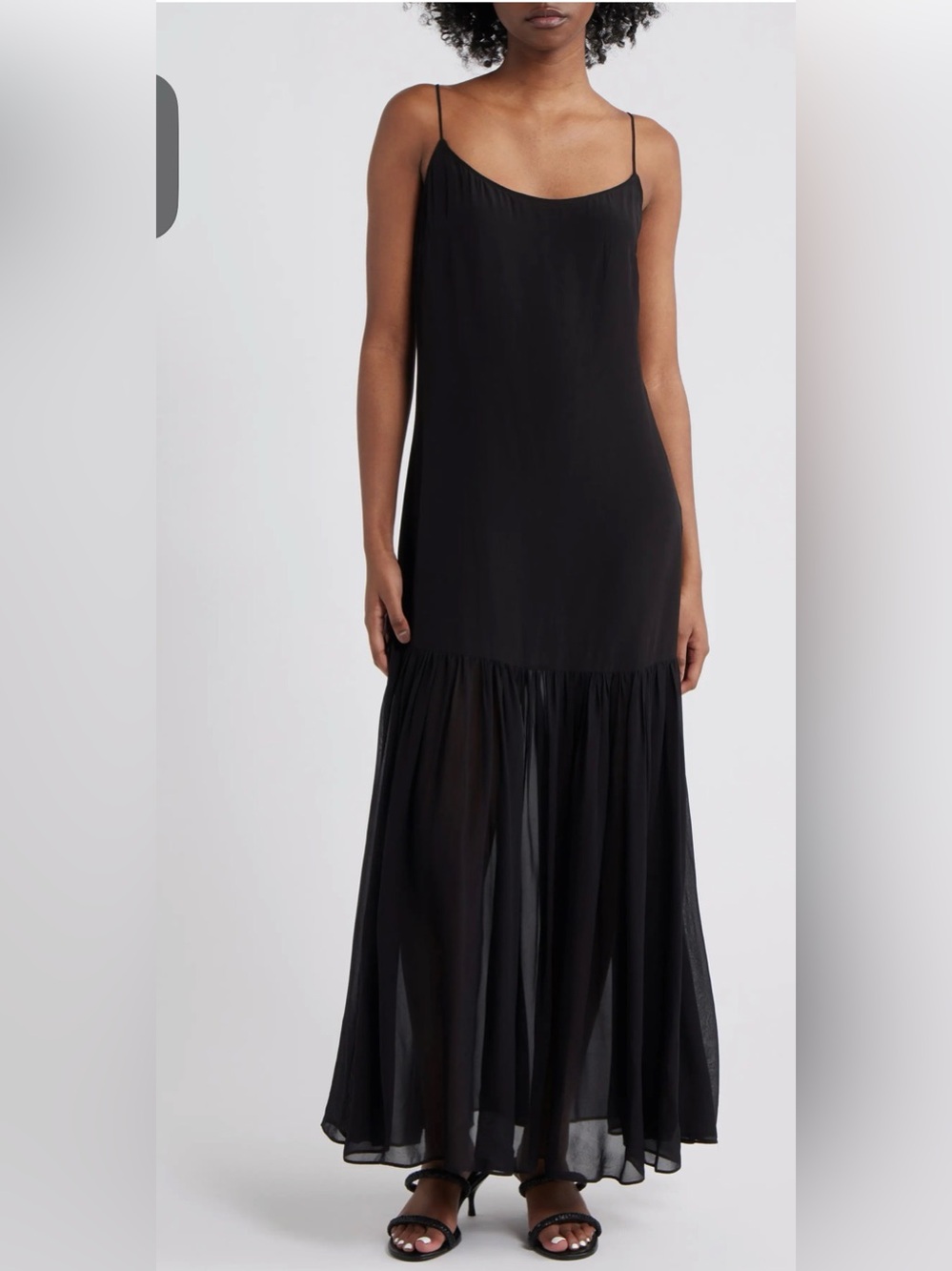 Rails PTP 18 $258 NWOT Chandra Sleeveless Ruffle Hem Maxi Dress .